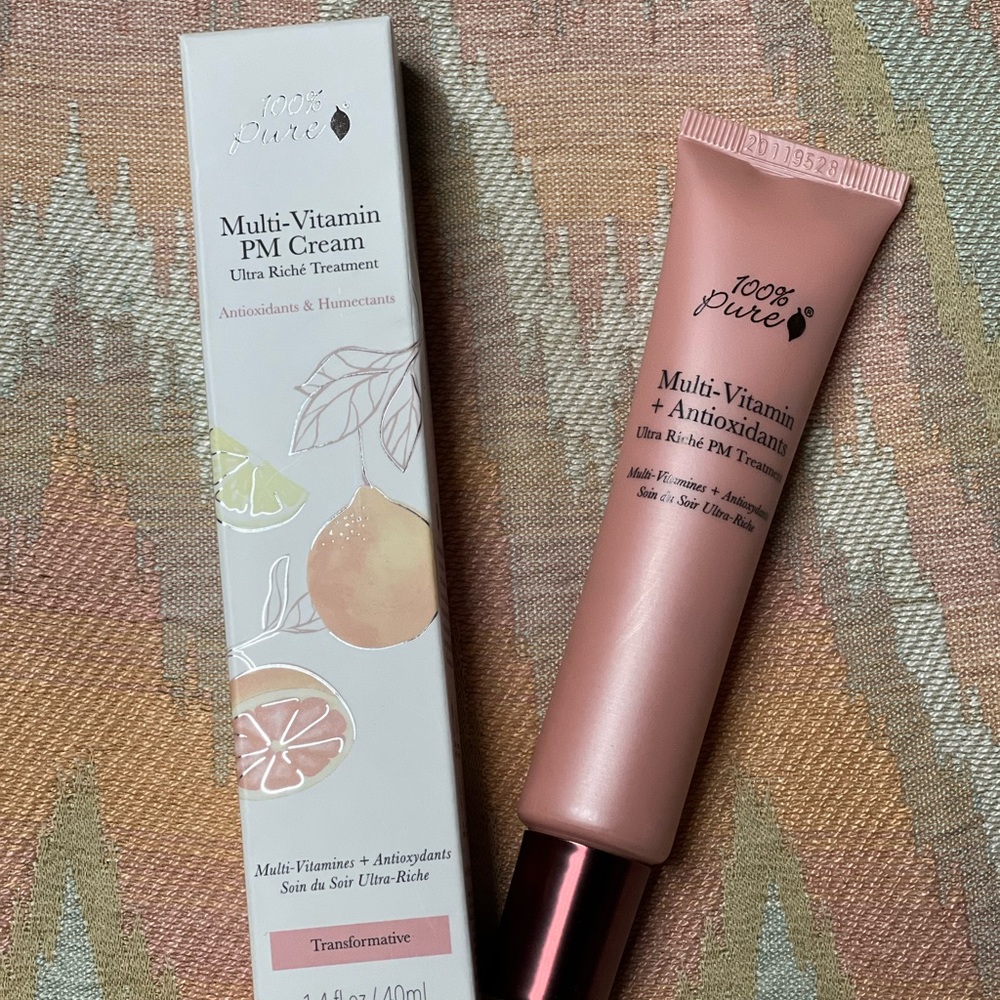 100% Pure Ultra Riche Multi-Vitamin PM Cream 1.4 fl oz/ 40 ml